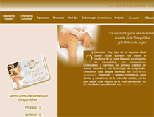 Tablet Screenshot of buenrostrodayspa.com